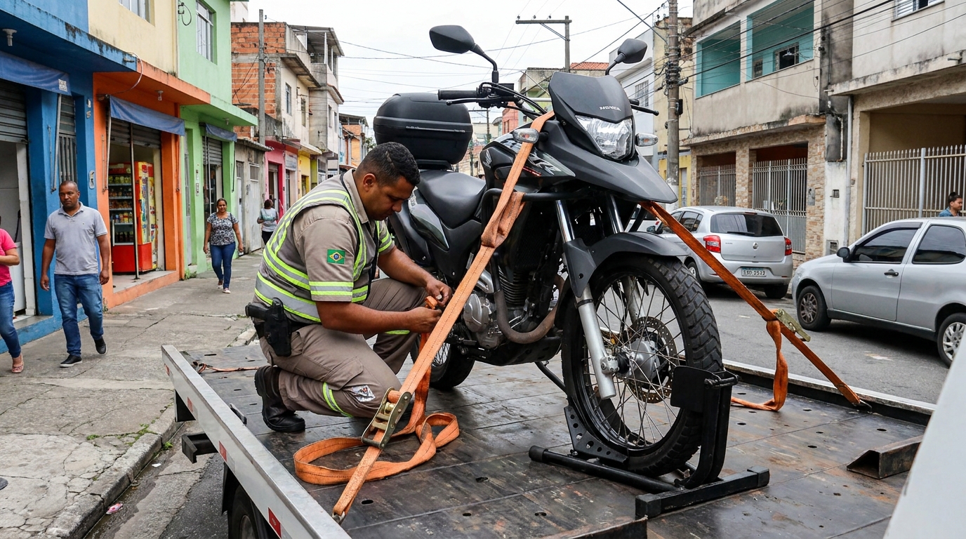 Guincho para Moto no Rio Branco, Caxias do Sul‑RS